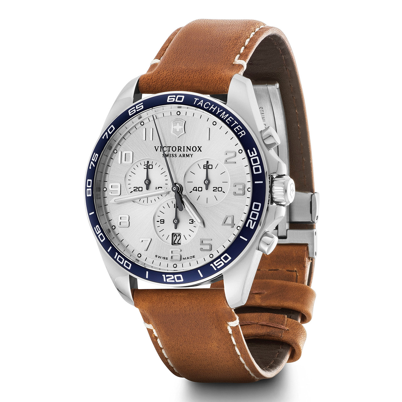 Victorinox Swiss Army FieldForce Classic Chrono Leather Watch – 241900